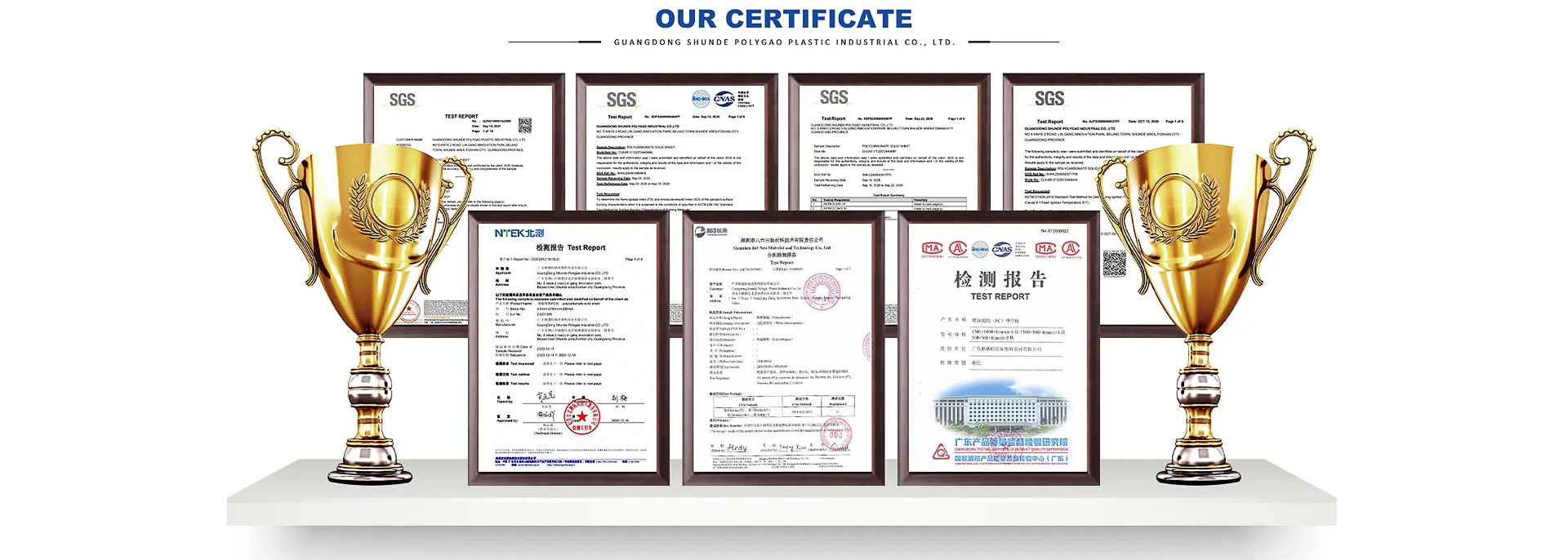 Qualität festes Blatt des Polycarbonats usine