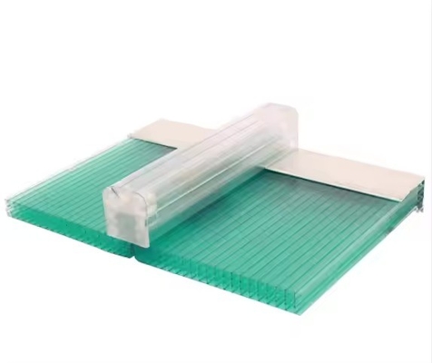 Composite Co Extrusion U-LOCK Panel Colored Transparent Hollow Board For Danpalon Polycarbonate Facade Double Hook Panel