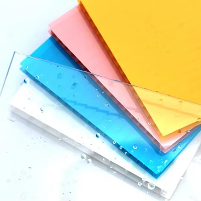 4mm 6mm 8mm Polycarbonate Solid Sheet PC Solid Sheet with 50 Micron UV Coating and Flame Retardant B1