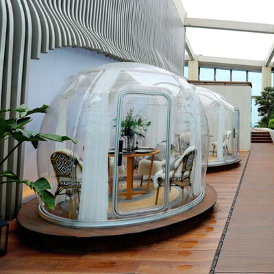 PC Dome House with 360 ° Panoramic Starry Sky View Windproof and Rainproof, Supports OEM/ODM