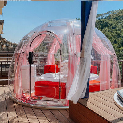 3-8m Transparent Polycarbonate Spherical House Outdoor Camping Starry Sky Room Hotel Bubble House Manufacturer Wholesale