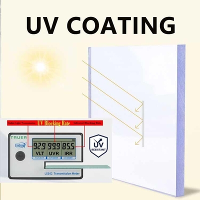 Polycarbonate Panel Bending Polycarbonate Greenhouse Plastic Roofing Pc Solid  Sun Sheets