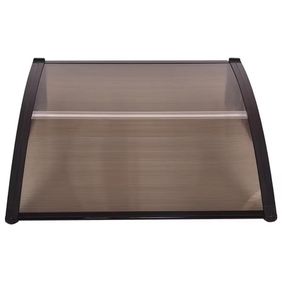 Anti UV Polycarbonate Outdoor Awning Canopy Lightweight Poly Carbonate Awning