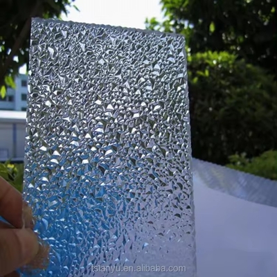 6mm 8mm 10mm UV Decorated PC Poly Carbonate Sheet Crystal Solid Polycarbonate Roofing Sheets