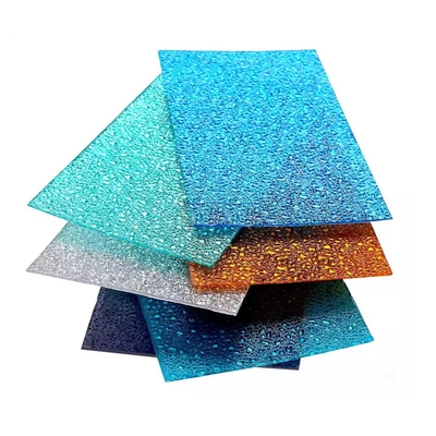 Colored Polycarbonate Roofing Panels 2mm-10mm Polycarbonate Sun Sheet  For Outdoor Park