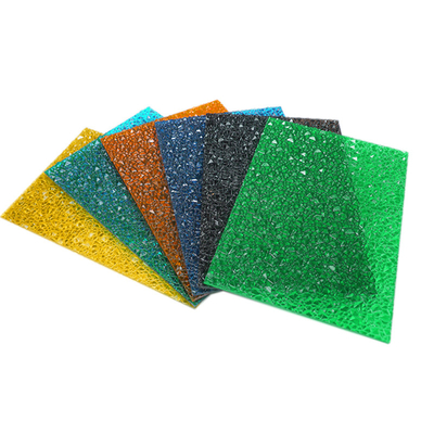 Colored Polycarbonate Roofing Panels 2mm-10mm Polycarbonate Sun Sheet  For Outdoor Park