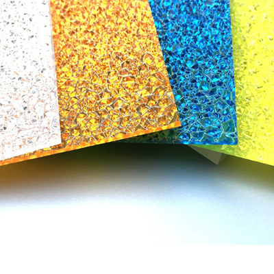 Custom Polycarbonate Diamond Sheet , Decorative Polycarbonate Sheet 2mm-18mm