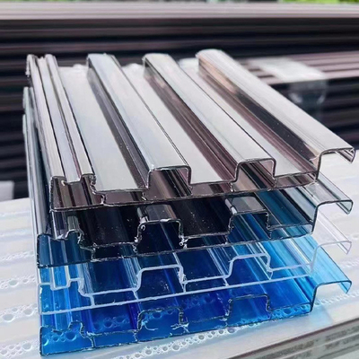 Clear Corrugated Polycarbonate Sheet  Polycarbonate Trapezoidal Roofing Sheet