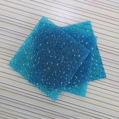 Diamond Polycarbonate Sheet 3mm  Embossed Polycarbonate Sheet UV Protection