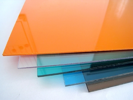 Polygao Scratch Resistant Hard Coated clear / Transparent Solid Polycarbonate Panels / Pc Solid Polycarbonate Sheet