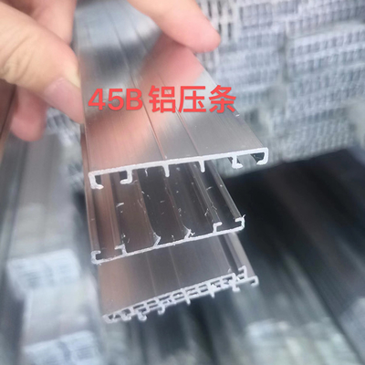 Textured Surface Aluminium Profile for Polycarbonate Sheet ISO9001