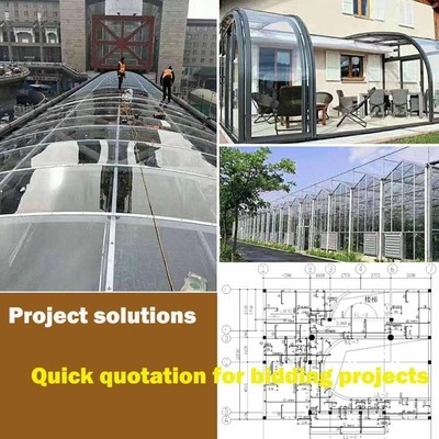 Custom Clear Polycarbonate Sheet Awning Canopy for Sunshade and Pavilion Roof Certificate Foshan of Guangdong