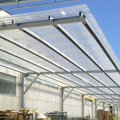 Transparent Polycarbonate Corrugated Sheet UV Resistant PC Roof Sheet