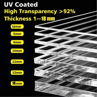 Custom Size Pc Boards Clear Thickness Clear Color Polycarbonate Solid Sheet Roofing Polyarbonate Sheet Solid Polycarbonate Sheet