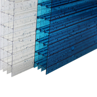 10-year Warranty Uv Coated Best Choice Type Multiwall 20mm Polycarbonate Roofing X Triple Pc Hollow Sheet