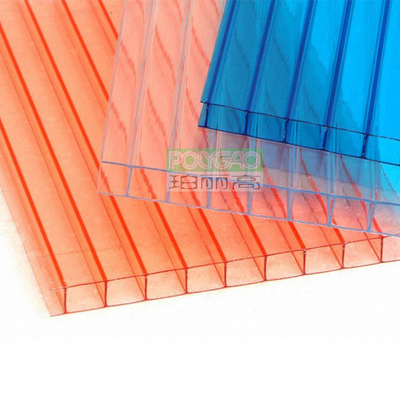 2025 Hot Selling Fireproof Customized Size Roof Hollow  Pc Sheet Polycarbonate Price