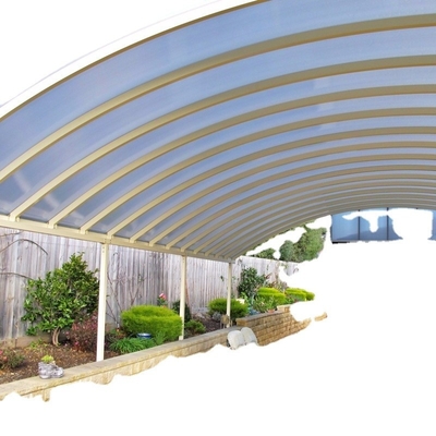 2025 Hot Selling Fireproof Customized Size Roof Hollow  Pc Sheet Polycarbonate Price