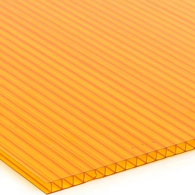 UV Extruded Polycarbonate Sheet 6mm 8mm 10mm Cellular Polycarbonate Panels
