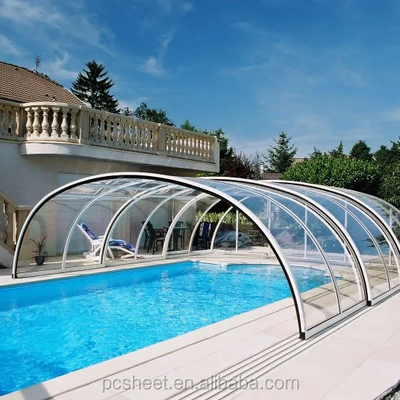 Custom Size and Thick Roof Dome Skylight Transparent Plastic Roofing Polycarbonate Solid Sheet Pc Solid Panel Foldable