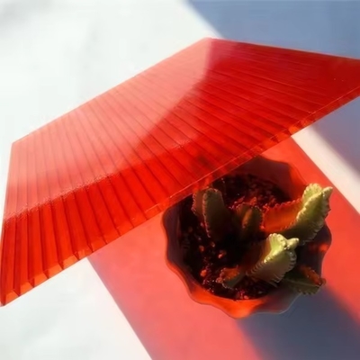 China Factory 16mm 18mm 20mm Plastic Multi Wall Polycarbonate Roofing Sheet