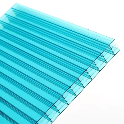 Poly Carbonate Roof Frosted Crystal Polycarbonate Sheet Twin Wall Polycarbonate Hollow PC Sun Sheet