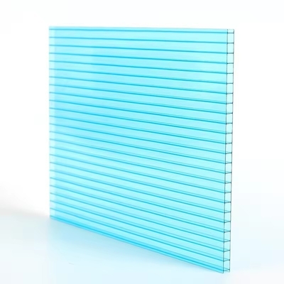 Poly Carbonate Roof Frosted Crystal Polycarbonate Sheet Twin Wall Polycarbonate Hollow PC Sun Sheet