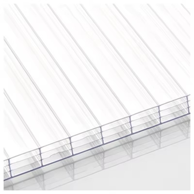 8mm Polycarbonate Greenhouse Sheet Foldable Covering Multi Span 15x30 With Hydroponic System
