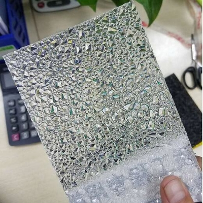 Office Building Embossed Polycarbonate Sheet Panels UV Extendable Solid PC Sheet