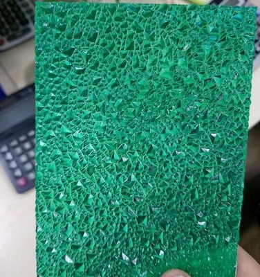 Office Building Embossed Polycarbonate Sheet Panels UV Extendable Solid PC Sheet