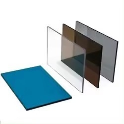 UV Coated Anti Scratch Flat Solid Polycarbonate Sheet , Polycarbonate Skylight Roofing Sheet