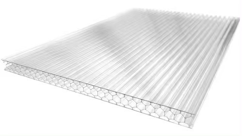 China Clear Plastic Polycarbonate Roofing Sheet Plastic Roof Multi Wall for Greenhouse 10mm Multi Wall Polycarbonate Sheet