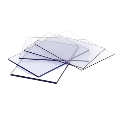 Solid Polycarbonate Clear Plastic Sheet , Polycarbonate Roof Panels OEM ODM
