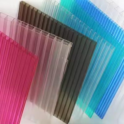 4mm 6mm 8mm Thick Twin Wall Pc Hollow Sheet Polycarbonate Sheet for Roofing /greenhouse 16mm Multiwall Polycarbonate