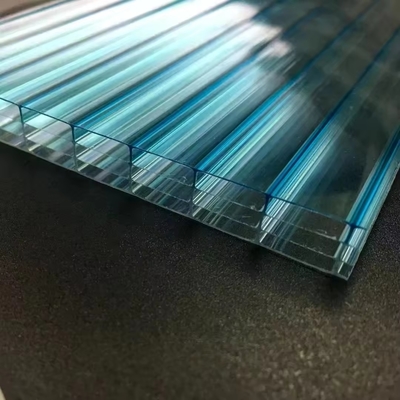 Hollow Polycarbonate Sheet Triple Wall Four Wall Multiwall UV Coating PC Sheet Polycarbonate Triple Wall Hollow Sheet
