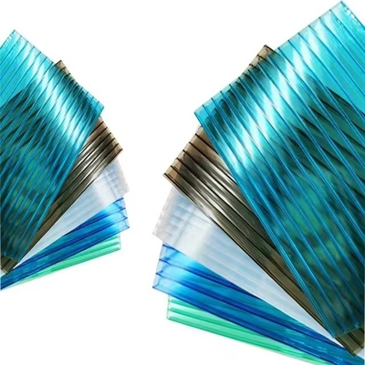 Factory Wholesale Polycarbonate Sheet 3mm 4mm,6mm ,8mm clear  twin wall hollow Polycarbonate Sheet for Bathroom Wall Panel