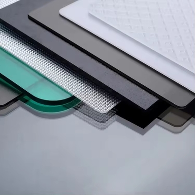 UV Coating 30-70 Micron Plastic Polycarbonate Sheet for PC Roof Connect Two H Profile Free Samples