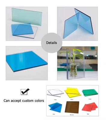 Clear High Transmittance Solid  Polycarbonate Pc Sheet with High Transmittance
