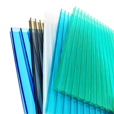 Polycarbonate 1-8 Layer Diamond Multiwall Structure Sandwich Roof Hollow Pc Sheet Polycarbonate Double Wall Panels Roofing Sheet