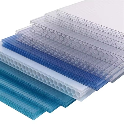 High Impact Lock Multiwall Hollow Uv Coated Danpalon Polycarbonate Plastic Sheet With Clips Danpalon Polycarbonate Hollow Sheet