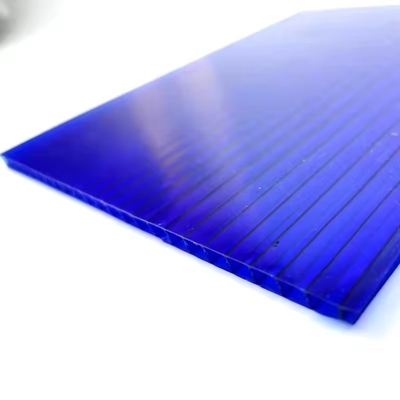 Twinwall Multiwall Polycarbonate Sheet 10mm 8mm Transparent Circular Edge Sun / PC hollow Sheets