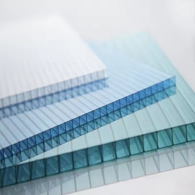 Room Partition Polycarbonate Pc Material Clear 4 Wall Hollow Polycarbonate Sheets Hollow and Embossed Polycarbonate Sheets