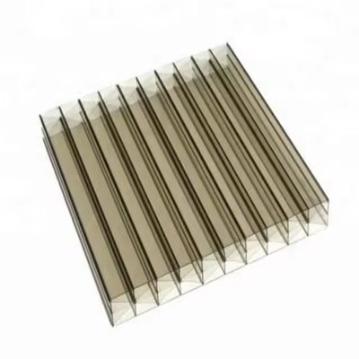Clear 16mm 4x8 Polycarbonate Panel Pc Material Plastic Four Layers Hollow Poly Carbonate Sheet Factory Cheap Price Polycarbonate