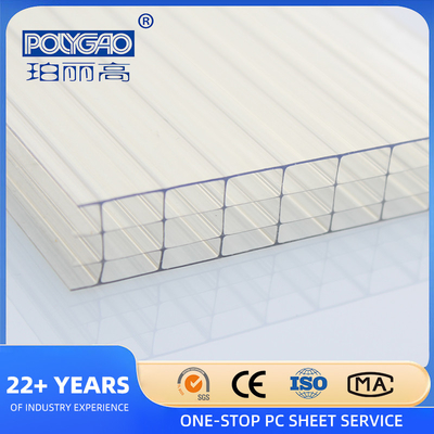 Poly Carbonate Roof Frosted Polycarbonate Sheet Twin Wall Hollow Polycarbonate Sheet Roof Sheets for Greenhouse