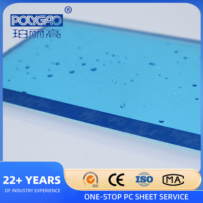 Scratch Resistant Hard Coated clear / Transparent Solid Polycarbonate Panels / Pc Solid Polycarbonate Sheet