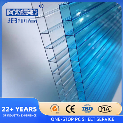 Greenhouse Cellular Polycarbonate Panels Multilayer Polycarbonate Sheet Impact Resistant