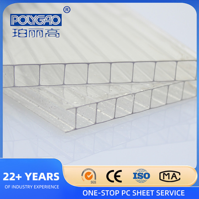 Solid Polycarbonate Sheet/ Hollow Polycarbonate Sheet for Awning with Aluminium Profile/strip Polycarbonate Hollow Sheets Profil