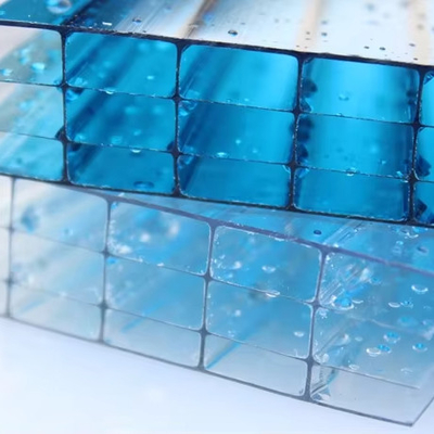 Transparent Multilayer Polycarbonate Uv Protected PolyCarbonate Greenhouses Multiwall Makralon Pc Hollow Sheet