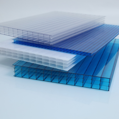 Transparent Multilayer Polycarbonate Uv Protected PolyCarbonate Greenhouses Multiwall Makralon Pc Hollow Sheet