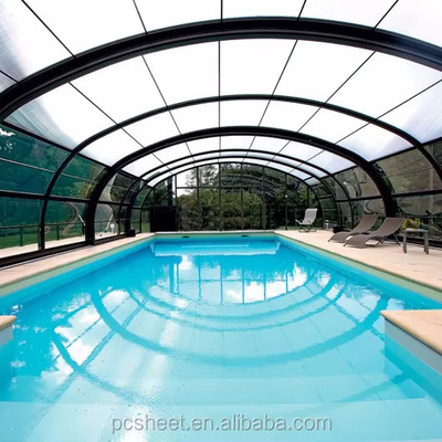 Custom Size and Thick Roof Dome Skylight Transparent Plastic Roofing Polycarbonate Solid Sheet Pc Solid Panel Foldable