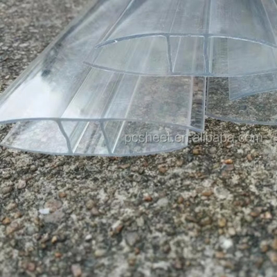 4mm 6mm 8mm 10mm Polycarbonate Sheet Connector H And U Profile